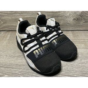 PUMA CELL Regulate Shoes Size 11C White Black Gold